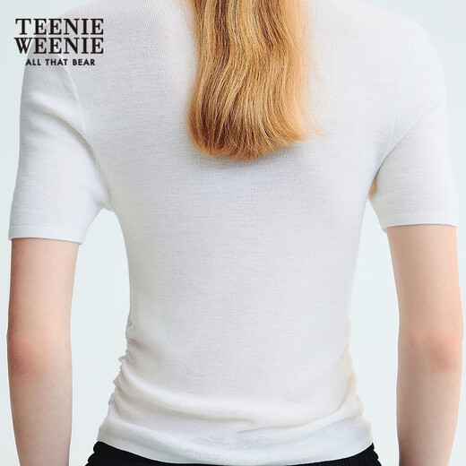 Teenie Weenie [Merinowolle] Bären Frauen 2025 Kurzarm Pullover Maschin