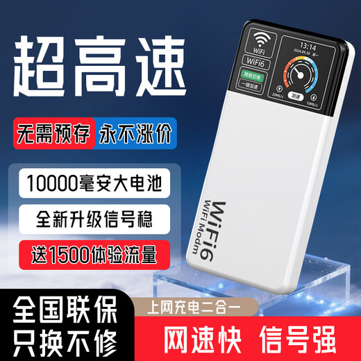 Qinluo 2025 nuevo portátil wifi6 inalámbrico wi-fi móvil wifl tráfico ilimitado enrutador universal nacional móvil Unicom red de telecomunicaciones 5Ghz red completa versión de fibra óptica 22 canales