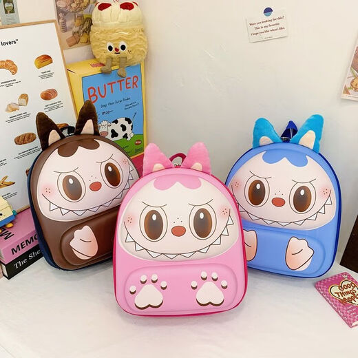 New Rakkatoon kindergarten schoolbag for boys and girls super light burden reduction backpack for children small schoolbag for 813ss cute pink Katie cat
