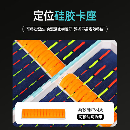 Float Box Fishing Gear Storage Box Large Capacity Float Box Line Box Multi-Function Extended 50cm-Blue Large Capacity Float Box