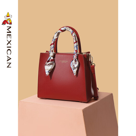 Espantapájaros (mexicano) Scarecrow Lady Bag Scarecrow Bag Women's Bag Large Capacidad Mamá Textura Crossbody Bag Campeer Fashion Lady's Handheld Hazelnut Brown-1047