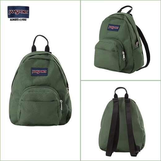 JANSPORT Fashion Mini Schoolbag 24 Jahre New Workwear Military Green Student Leichte Rucksack Pendelbeutel TDH60R4-Mini Rose Rot
