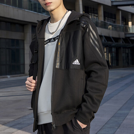 Adidas Jacke Herbst Running Sportswear Lose Windproof Coded Hooded Jacket Herren HE7404 HE7404 Offizieller Schalter echt zahlt zehn s [] Empfohlen 120-135b