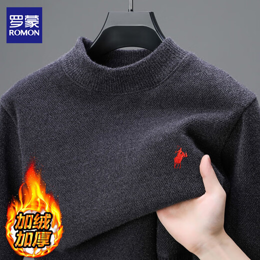 Lomon Sweater for Men осень и зимний торгуемый свитер для мужчин для мужчин с вышивкой на шею