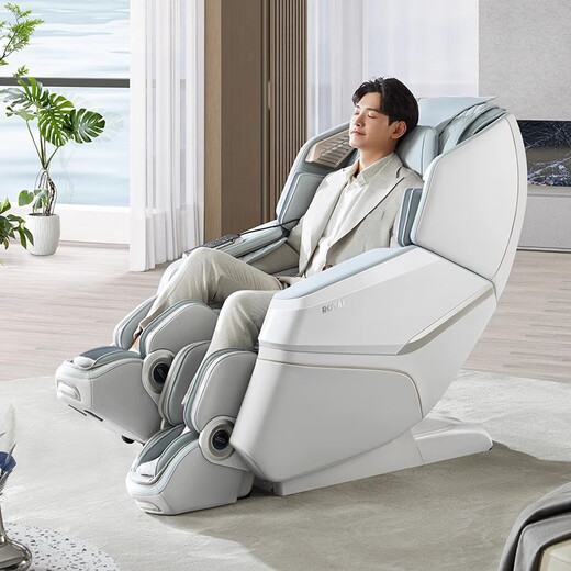 Rongtai (RONGTAI) Home Appliance Subsidy A60Max Massage Chair Top Ten Household Brands 2025 Zero Gravity Space Capsule Fully Automatic Single Sofa Mid-Autumn Festival Gift Massager 4D Open Back A60Max Blue Gray Flexible Guide Rail + 4D Movement + Leg and Foot Stretch