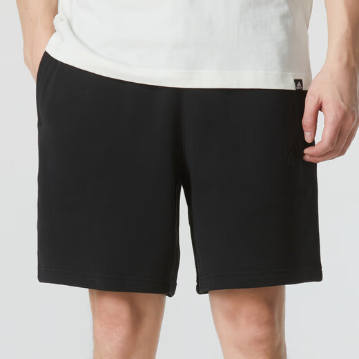 阿迪达斯 （adidas）棉质短裤男夏季运动裤宽松透气针织休闲五分裤IC9756 HC3477/专柜假一赔十 S 120-135斤