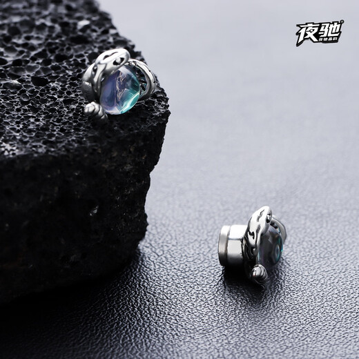 Yechi Magnetic Earrings Men's Medusa's Eyes Painless Ear Clips No Piercing Retro Design Earrings for Boys Graduation Gifts Magnetic Earrings Medusa's Eyes Pair