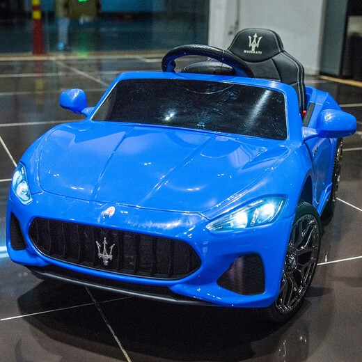 Jane's Maserati electric car children's four-wheeled car with remote control child stroller baby car R20-upgraded version Maserati World Red electric drive