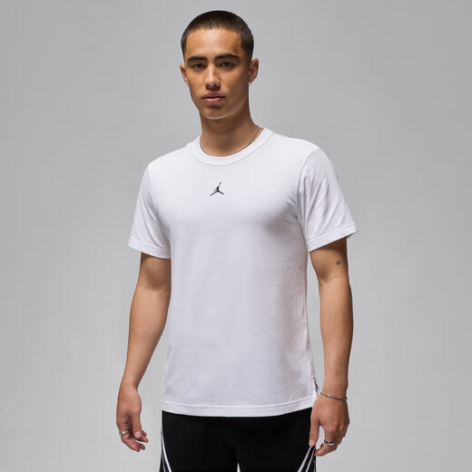 Nike (NIKE) Jordan official Nike Jordan DRI-FIT men's quick-drying sports top autumn soft and comfortable FN5830 010 black/white M