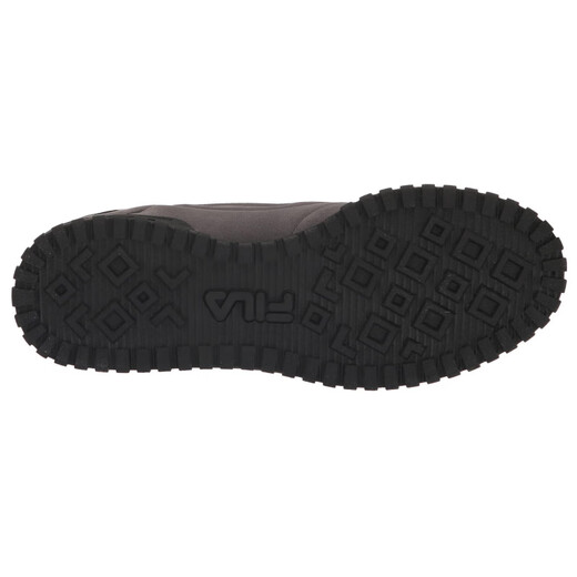 FILA Vicarious-lx versatile comfortable leather mid-top running shoes for men and women gray gray 46