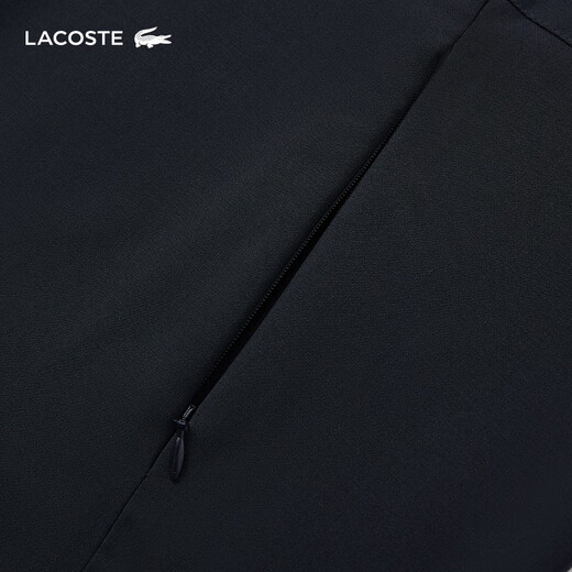 拉科斯特（LACOSTE）法国鳄鱼女装24冬季潮流舒适运动连帽拉链外套|BF7441 HDE/远峰蓝 S 36/160
