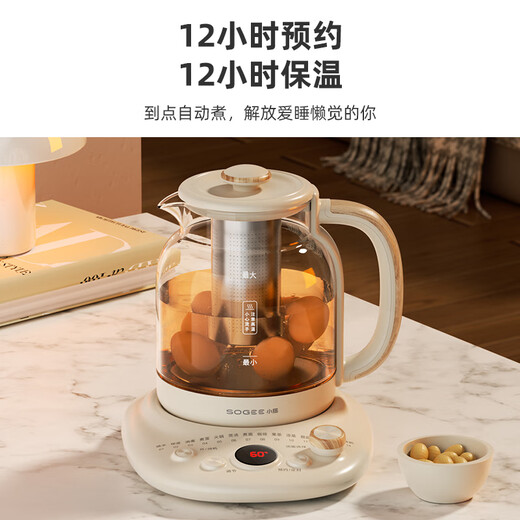 Small quality 0 glue health pot large capacity 1.5L office household tea kettle fully automatic kettle electric kettle thermostatic glass with tea leakage YSH06A