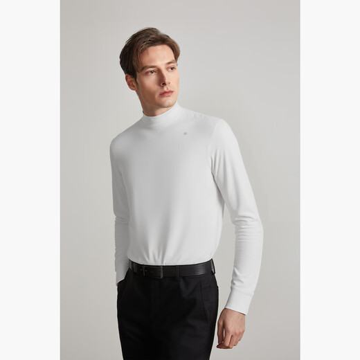 Daniel Hechter [gleiches Modell im Einkaufszentrum] Herrenrunde Hals Pull-up komfortable Langarm T-Shirt LT12013 White XL
