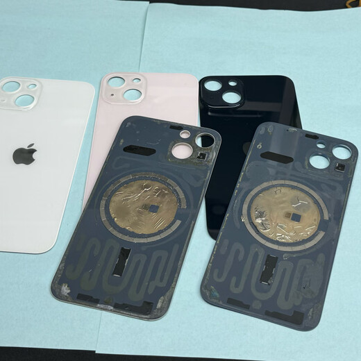 Suitable for Apple 13 original disassembly back cover iPhone 13 back battery cover 13 mini rear screen original back cover blue (need to ask someone to install) 13 (9 new) original rear glass with camera ring