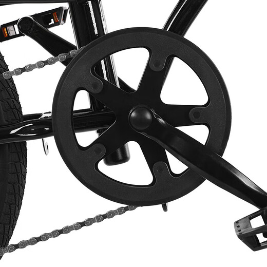 Flying Pigeon folding bicycle 20-inch single-speed men's and women's adult students, teenagers and children's urban leisure vehicle fantasy night black