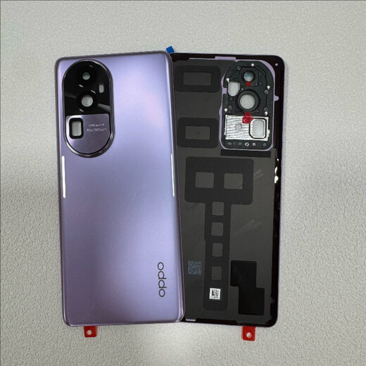 Suitable for OPPOreno10 original back cover Reno10pro 10Pro+ original back cover mobile phone battery back case reno10 Yuehai black with lens