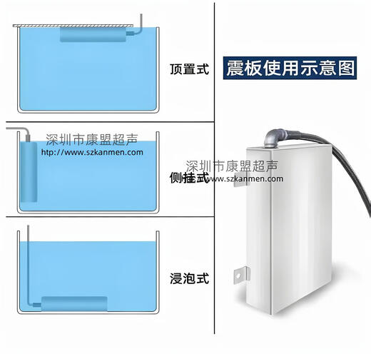 甜苗苗投入式超声波震板超声波清洗机振板超音波振盒除油污除蜡配件定制 M-1048T2400W