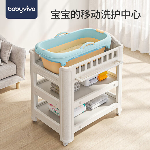 table de couches babyviva table de soins de soins pour bébé à couches de petite couche bébé tactile tactile Tableau de couches de lit de berceau de berceau de berceau de berceau de berceau de berceau de berceau de berceau de berce