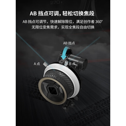 斯莫格（SmallRig）迷你跟焦器通用相机单反无线便携mini变焦器手动追焦镜头可调节遥控调焦器配件3010 Φ62.5-Φ64.5 无缝跟焦环 3291