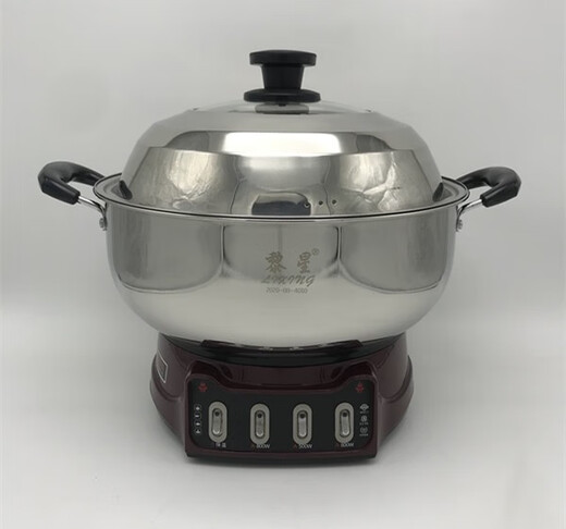 黎象黎星 多功能电热锅煮面蒸馒头电涮锅电蒸锅加深加厚大锅头28-34cm 新款现款更替中请注意款式 834cm