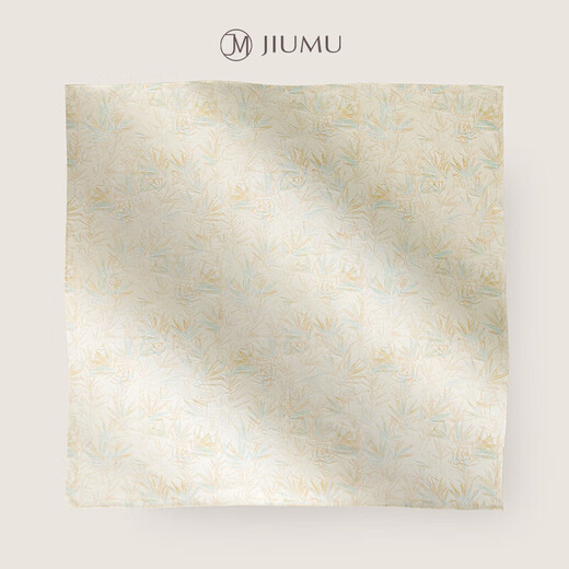 
Jiumu (JIUMU) silk scarf for women mulberry silk square scarf shawl scarf for elder mother mother birthday gift box Bamboo shadow-Ya