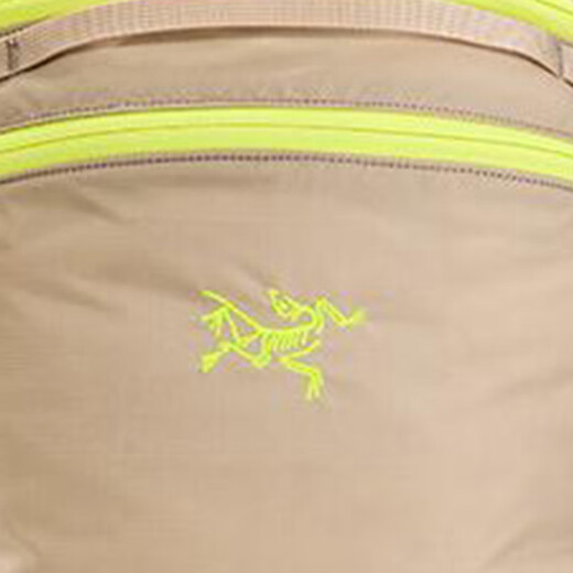 始祖鸟（ARC'TERYX）Heliad 15L纯色刺绣图案拉链开合 尼龙 书包背包双肩包 常规 男女 葳藤棕/竞速绿