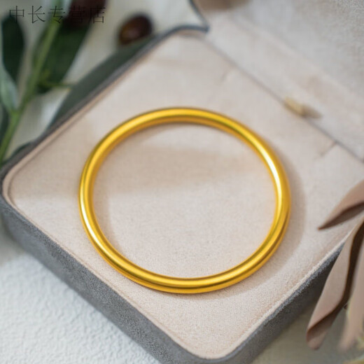 Er Jiagong Lao Phoenix 999 Gold Fuß Gold Armband 24K Antike Methode erbte matte Band 4n5n Frauen Geschenkband Lotus Armband + Armbandzertifikat etwa 36,2 g - 64 Innendurchmesser (125-150jin [Jin gleich 0,5 kg]) tragen)