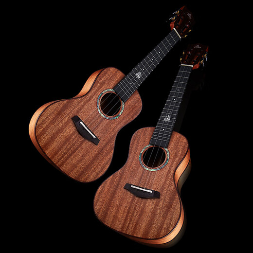 Ajima AJIMA Full Single Mahogany Ukulele Small Guitar Beginners Male Student Adult Female Uklili A3 23-inch Log Color A3 Full Single Matte