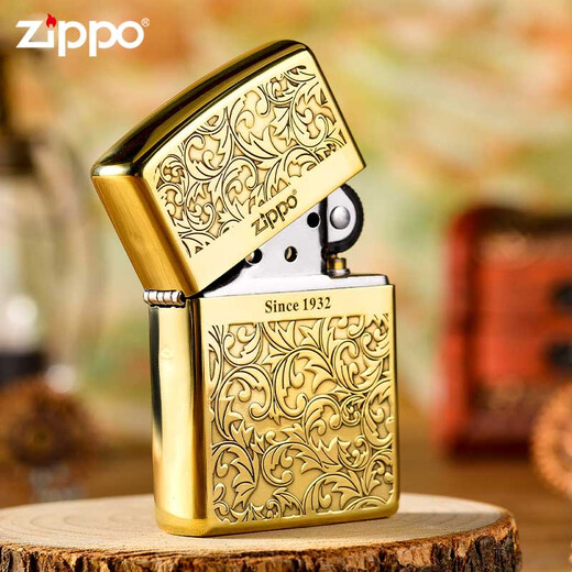 ZIPPO Zhibao lighter Double-sided Tangcao logo zpoo windproof zppo kerosene lighter Double-sided Tangcao logo (stand-alone oil-free) DY9902DK