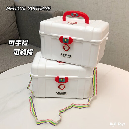 华诺天诚儿童手提箱医生玩具听诊器测血压打针过家家医具箱批 B款测血压 28件套