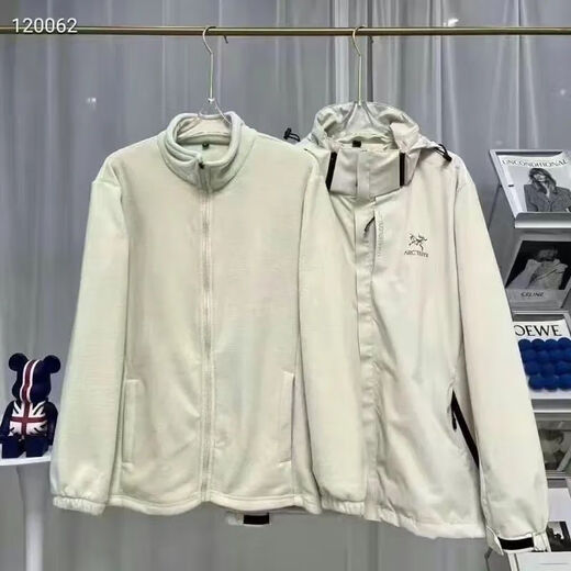 ARCX Archeopteryx Three-in-One Jacket Windproof and Waterproof Removable Liner Outdoor Mountaineering Jacket Men's and Women's Jacket Black N High Quality Single Punch Windproof and Waterproof 2XL Recommended 130-150Jin Jin equals 0.5kg