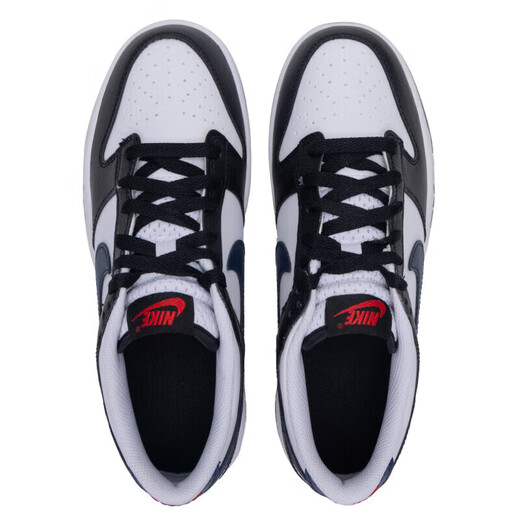 Nike (NIKE) official ship store women's shoes new style fashion retro DUNK LOW lightweight sports shoes low top fashion casual shoes HJ9202-001/black, white and blue/newly launched 39