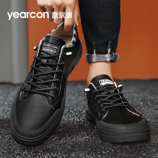 Yierkan Shoes Men's 2025 Summer Casual Shoes Men's British Business Leather Shoes Fashion Soft Sole Slip-on Shoes