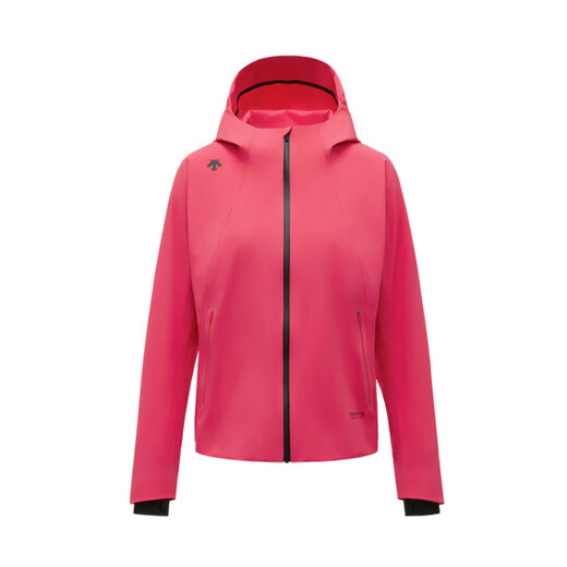 迪桑特（DESCENTE）WOMENSRUNNING系列SS25logo防风防水透气连帽夹克外套女款 CR-CREAM M (165/84A)