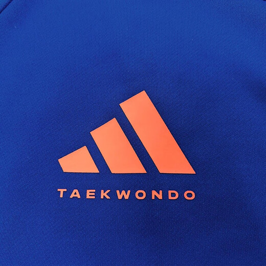 Adidas Jacket Men's Spring and Autumn Running Sports Knitted Stand Collar Jacket Outdoor Sportswear Blue Orange XL