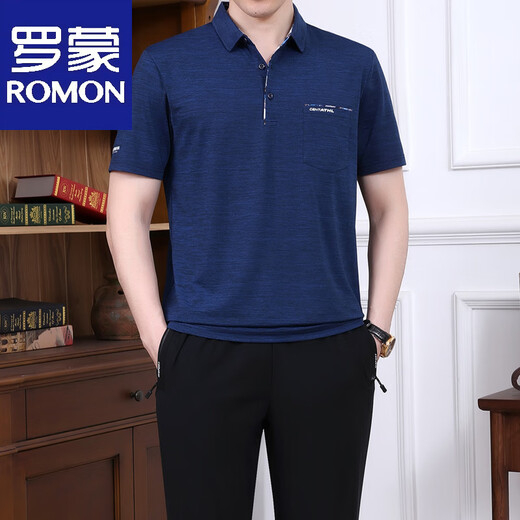 
Lomon Daddy Summer Men's Short Sleeve T-Shirt 2025 New Middle-aged and Elderly Sportswear Set Men's Summer Father's Day Clothes 753 Gray [Single T-Shirt] XL [Suggested 120-140Jin [Jin equals about 0.5 kg]]