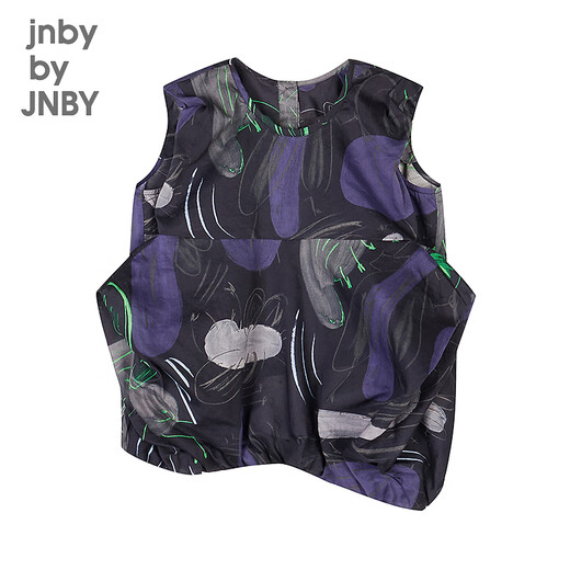 Jnby by JNBY New Jiangnan Buyi Children's Shirt Summer 1P6212480 465/Blue Pattern 150cm