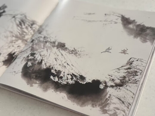 Ink Painting by Jin Yong, Li Zhiqing's Painting Collection 2, A Realm Beyond the Image, Ink Painting, Landscape Painting, Jin Yong's Martial Arts New Year's Gift