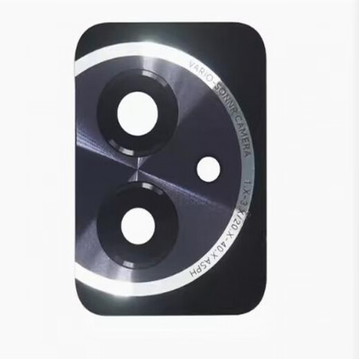 Honor 100/100Pro rear camera glass lens mobile phone camera mirror lens cover Honor 100 original glass lens 1 piece bright black
