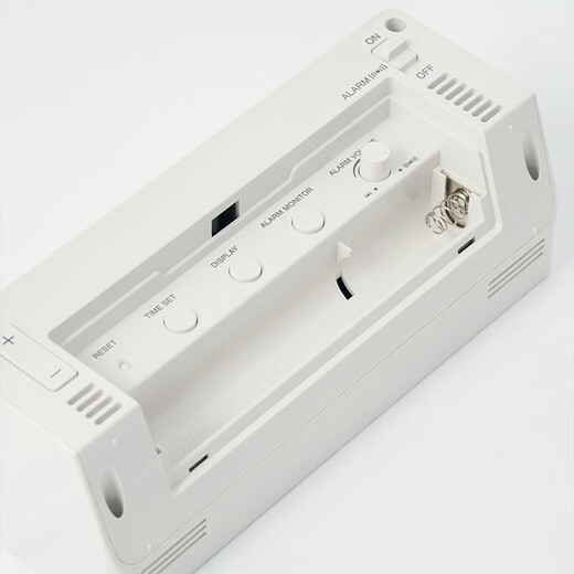 MUJI electronic clock (with loud alarm function) table-type luminous clock LAB7CC3S white length 149*width 53*height 56mm