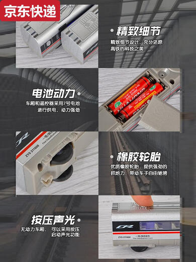 Yunmao High-speed Railway toy train remote control alloy Fuxing EMU model toy simulation Harmony children electric boy manual version alloy Fuxing EMU single section
