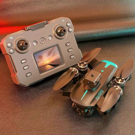[Avec télécommande d'écran] Aircraft à télécommande de drone haute définition avec des appareils photo et des aéronef de jouets pour enfants avec écran d'affichage [6K Dual Camera] Transmission 5G Retour anti-tis