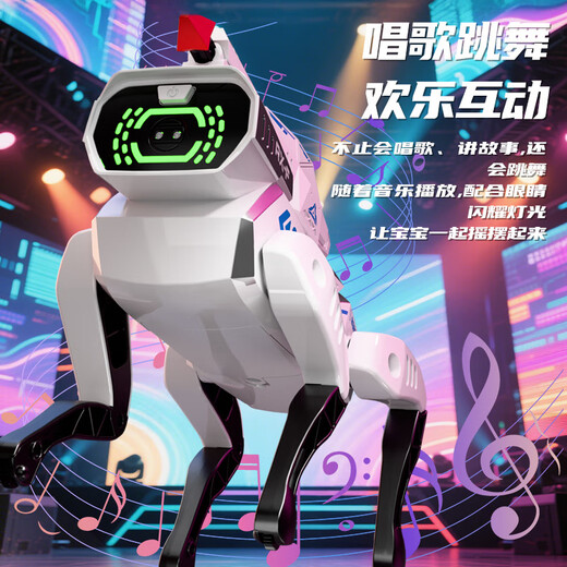 Cojump2025 Neues KI -intelligenter Roboter -Hund -Kinder -Technologie -Programmierprogrammierung Sprache Künstliche Elektro -Fernbedienungs -Kontrolle Jungen Geburtstagsspielzeug Poppy Intelligent Roboter Hund