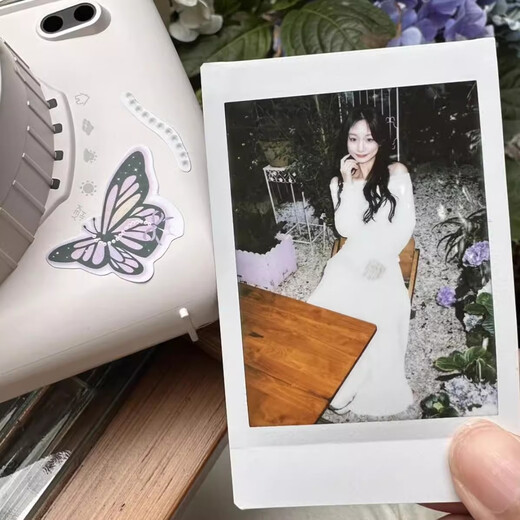 POPOTO instant camera one-time imaging MINI photo paper instant school gift camera commemorative ccd student camera Morandi green instant + simple accessories + 10 pieces of Fuji mini photo paper