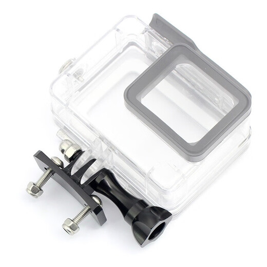 Huanghan Selfie Casque Punching Fixing Base Adapter Bracket GoPro1098 Skydiving Insta360 Aluminium Alloy Red