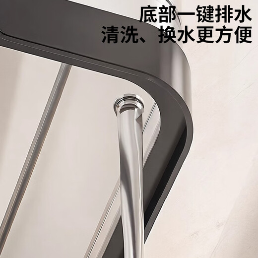 Turtle tank household landscaping filter circulation sun terrace climbing platform acrylic ecological mixed fish tank small turnover box water changer