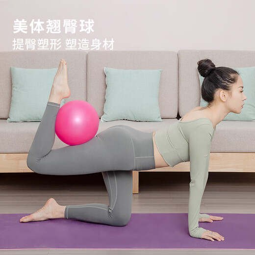 Pilates ball 25cm, essential for fitness and yoga exercises, light purple Pilates ball 25cm