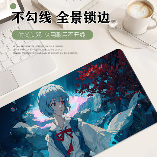 Padle de souris Super grand anime 2D ordinateur portable clavier de clavier épaissis de verrouillage ED-sports Pad de souris personnalisé DL-9215 800x300 mm 4 mm