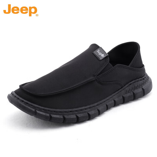 Jeep (Jeep) Old Pékin Chaussures en tissu de Pékin Summer Summer Trendy Volyle Toile Chaussures Chaussures décontractées paresseuses pour hommes SHAUTES TRENDY YS9901 BEIGE 41
