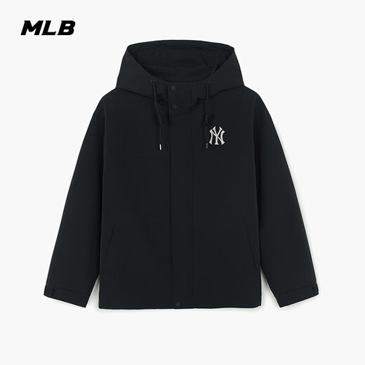 MLB official Zhang Kangle's same style waterproof and windproof jacket for men and women 25 autumn new WJB01 New York Yankees/Black 2XL